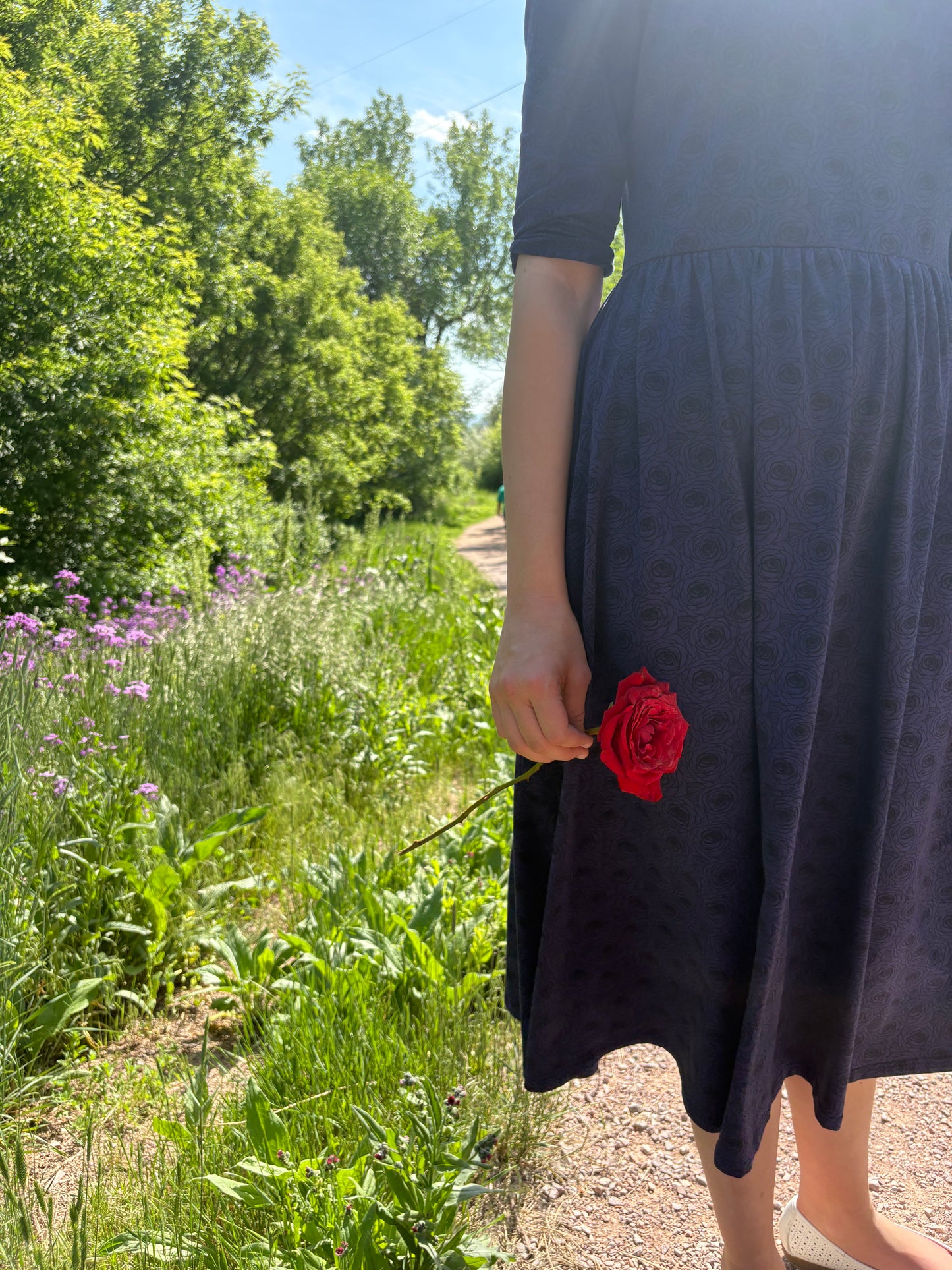 Women's Mystical Rose Dress (Nursing and Non-Nursing Options)