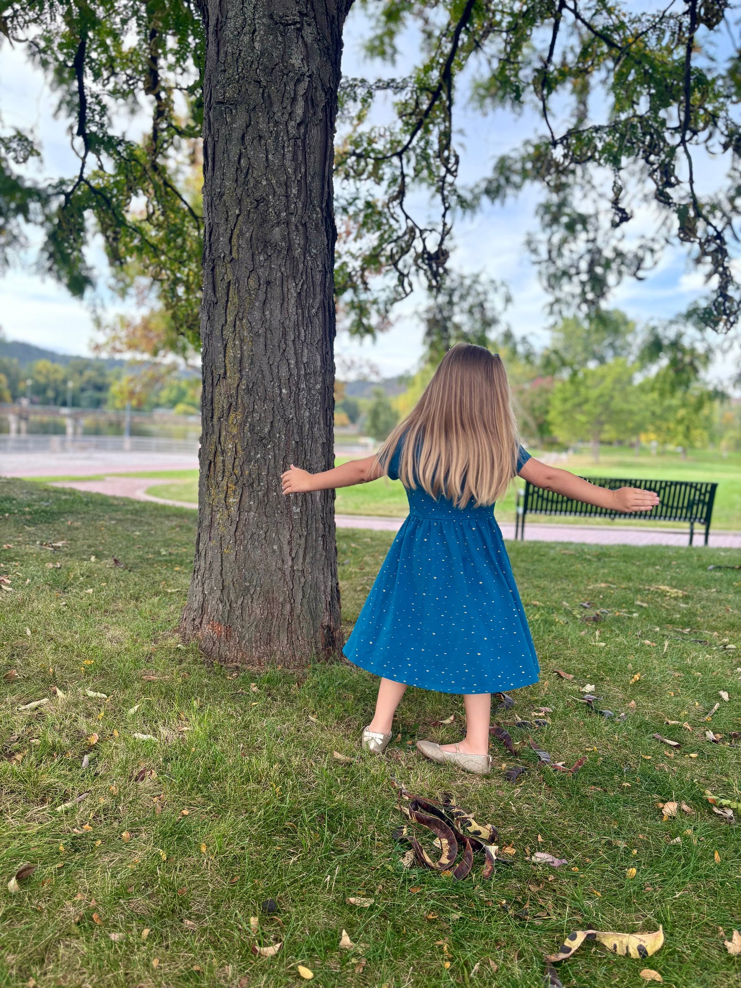 Little Girls Stars of Guadalupe Dress