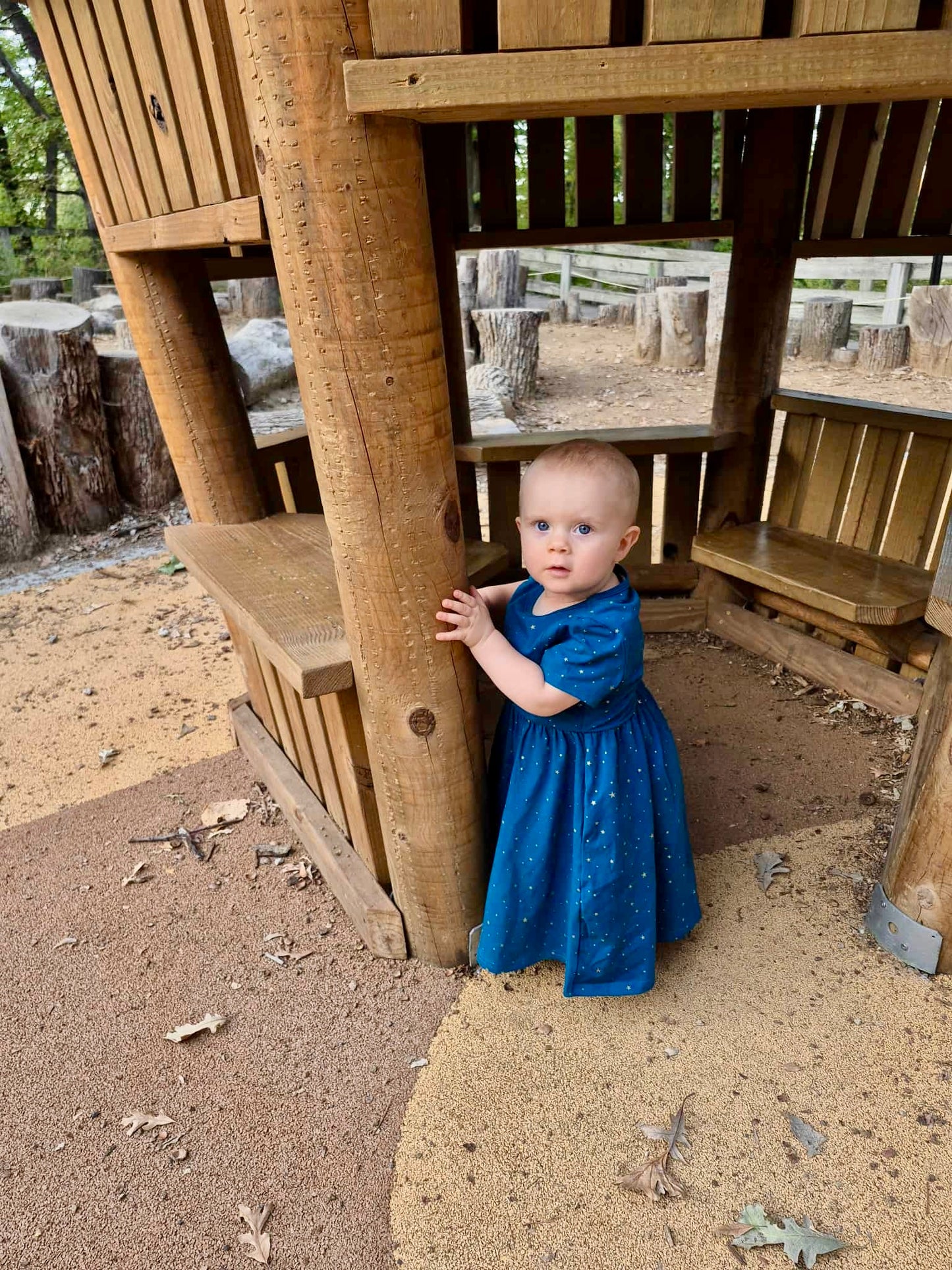 Little Girls Stars of Guadalupe Dress