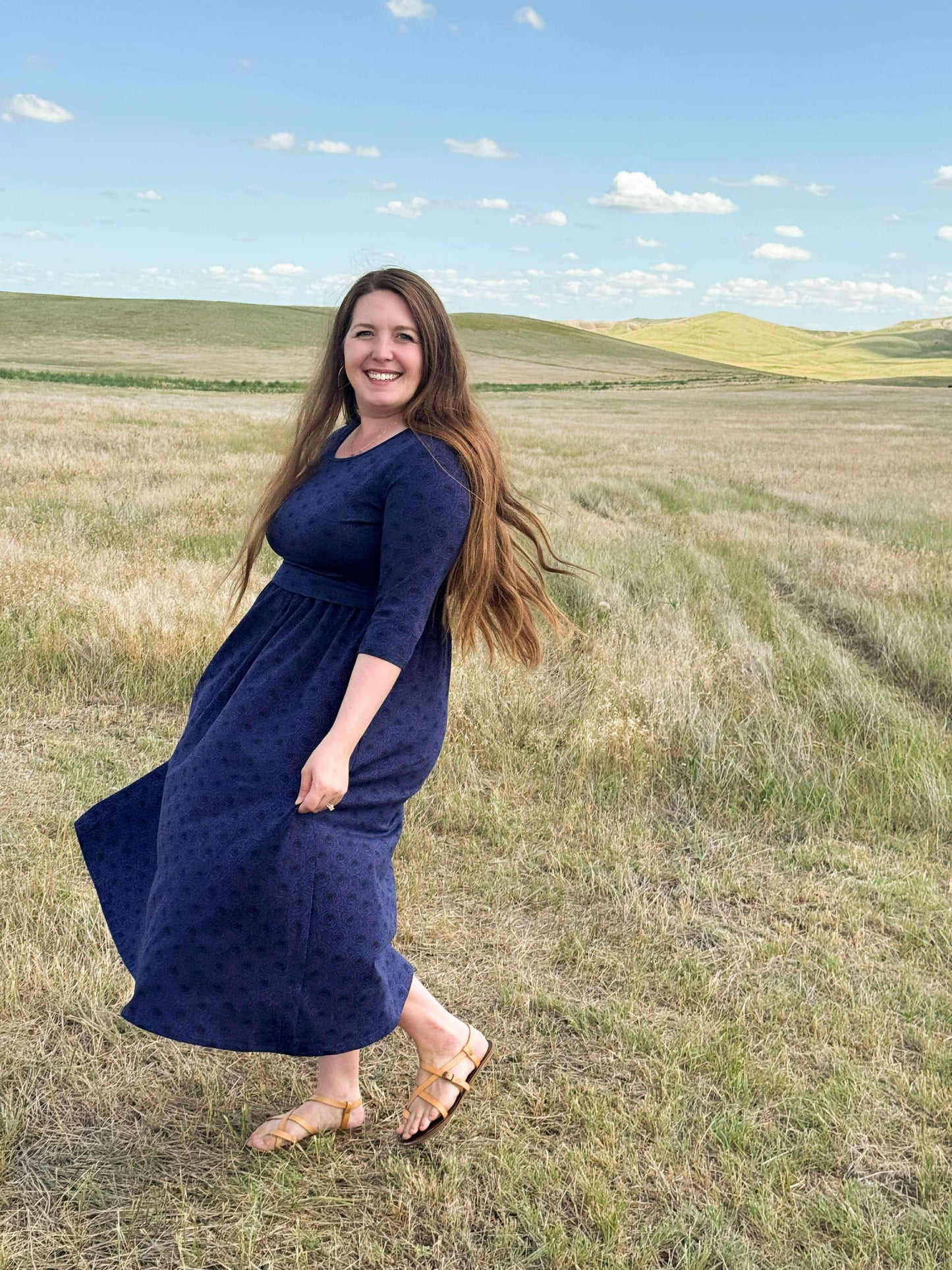 Women's Mystical Rose Dress (Nursing and Non-Nursing Options)
