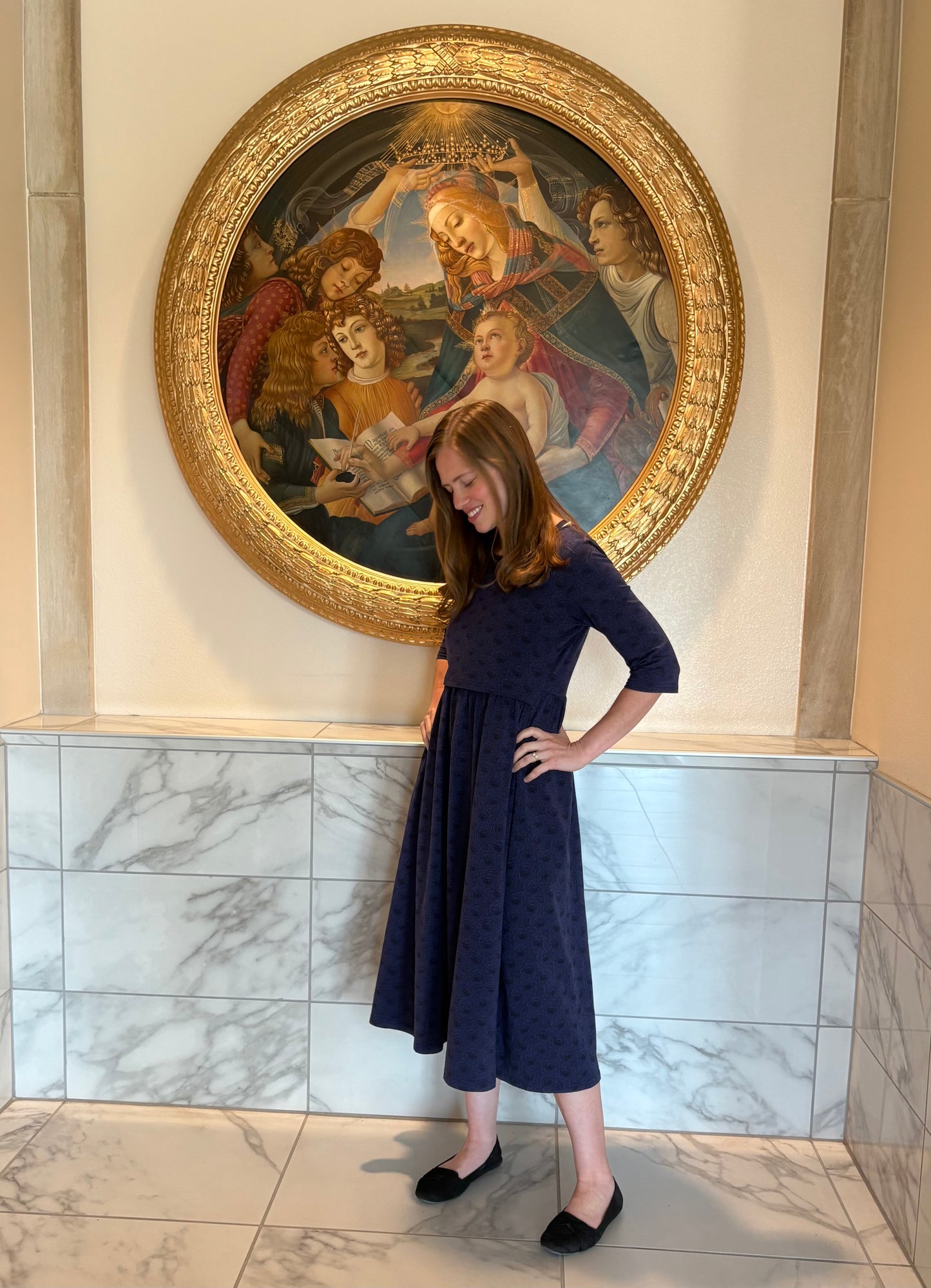Women's Mystical Rose Dress (Nursing and Non-Nursing Options)