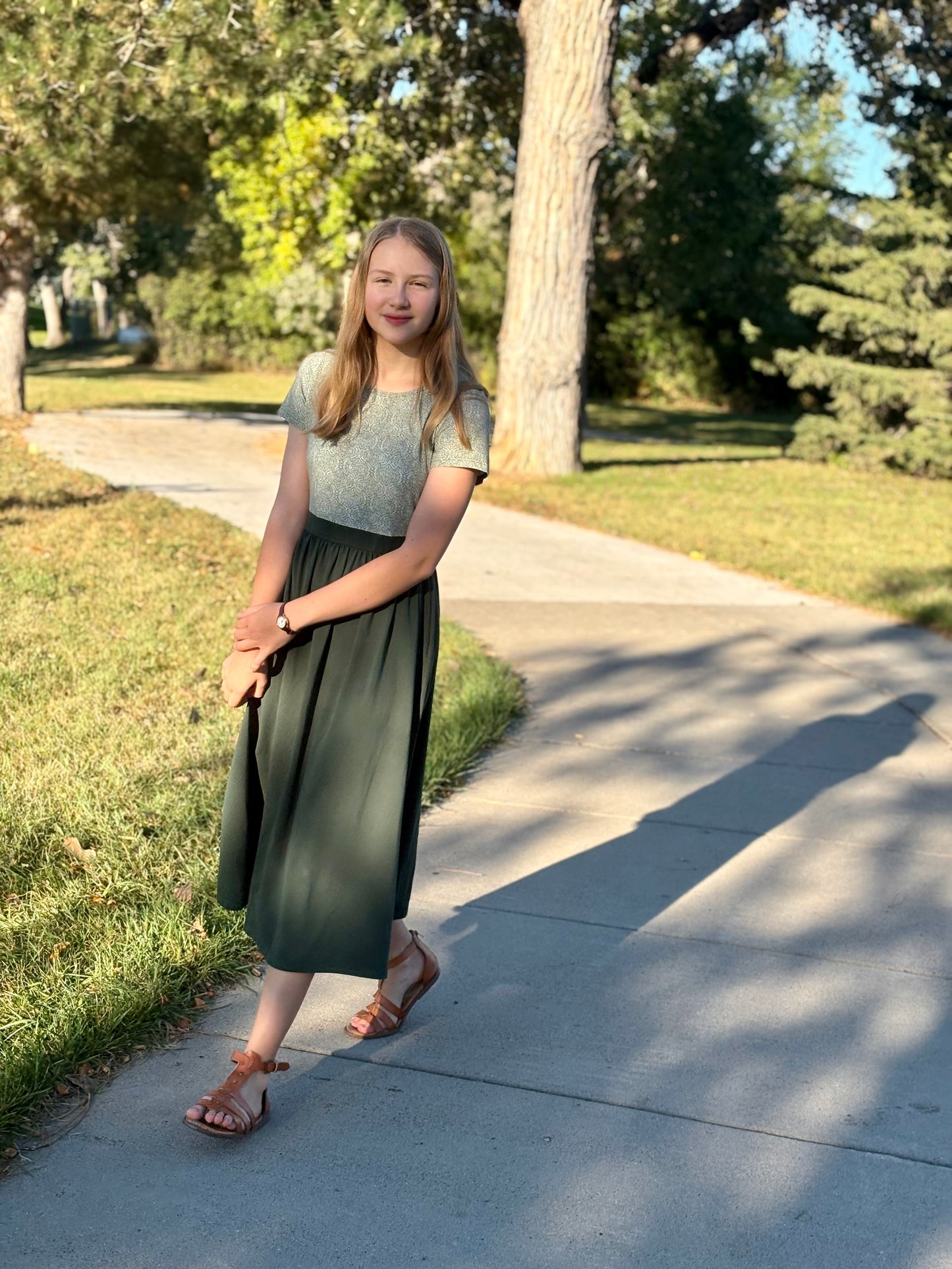 Women's Cloak of Brigid Dress (Nursing and Non-Nursing Options)