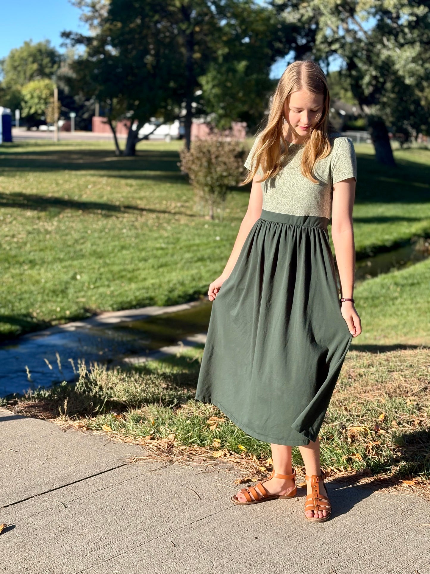 Women's Cloak of Brigid Dress (Nursing and Non-Nursing Options)