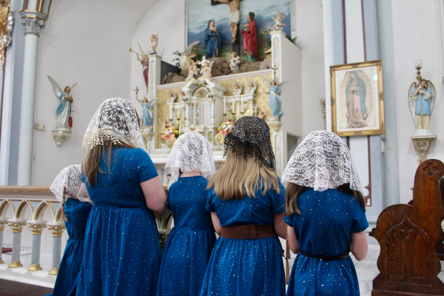 Women's Stars of Guadalupe Dress (Nursing and Non-Nursing Options)