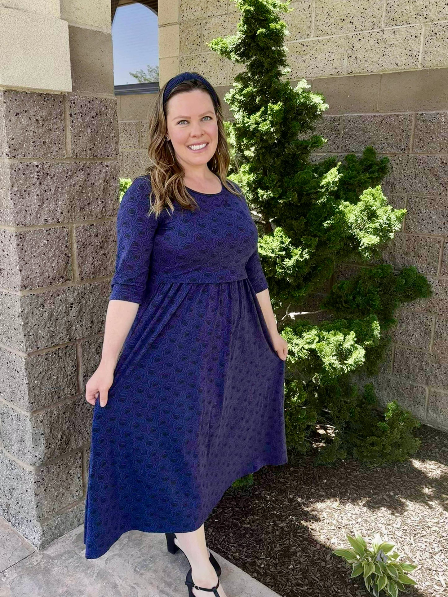 Women's Mystical Rose Dress (Nursing and Non-Nursing Options)